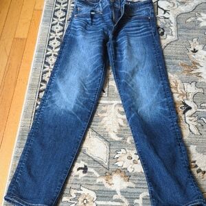 American Eagle Outfitters Blue Slim Jeans with Dimensional Wash